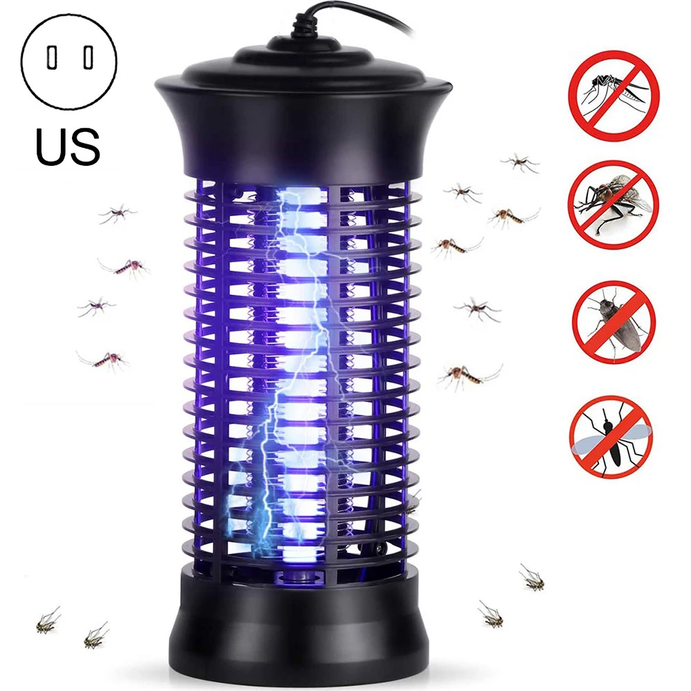 6W Led инсектицидная лампа ЕС или США AC100-240V Ночной светильник УФ Фиолетовый