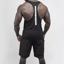 Новинка 20019, стильный Быстросохнущий мужской жилет, свободный, без рукавов, спортивный жилет, одежда для фитнеса, мужская летняя одежда