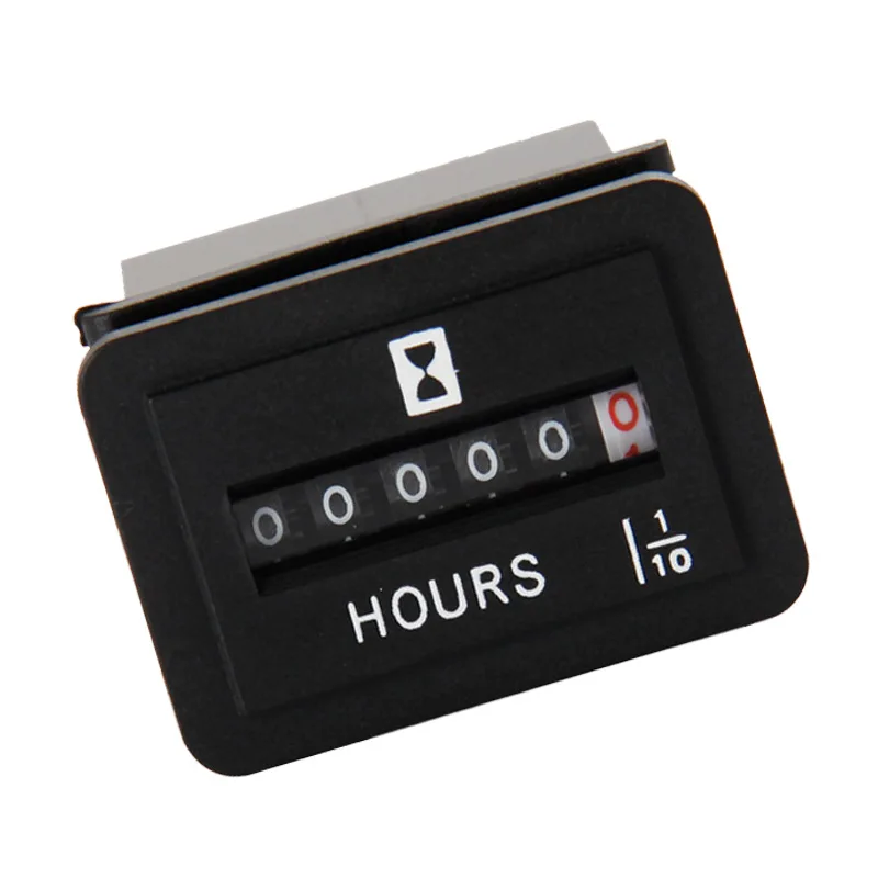 Dc 680v Sealed Mechanical Hour Meter Gauge Counter For Diesel Gasoline