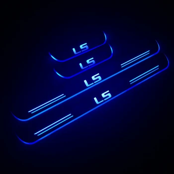 

AOGENIU LED Door Sill Moving For LEXUS LS F4 2006-2020 Scuff Plate Acrylic Door Sills Car Welcome Lights Stickers Accessories