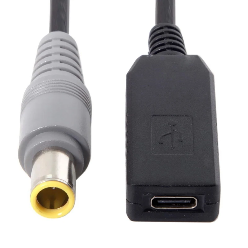USB 3,1 type C USB-C к DC 20 в 7,9x5,4 мм разъем питания PD эмулятор триггер зарядный кабель для ноутбука