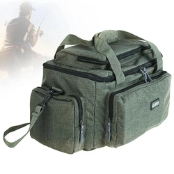 LEO Fishing Tackle Bags - Saltwater Resistant Fishing Bags - Fishing Tackle Storage Bags，Portable Large-Capacity Messenger Bag