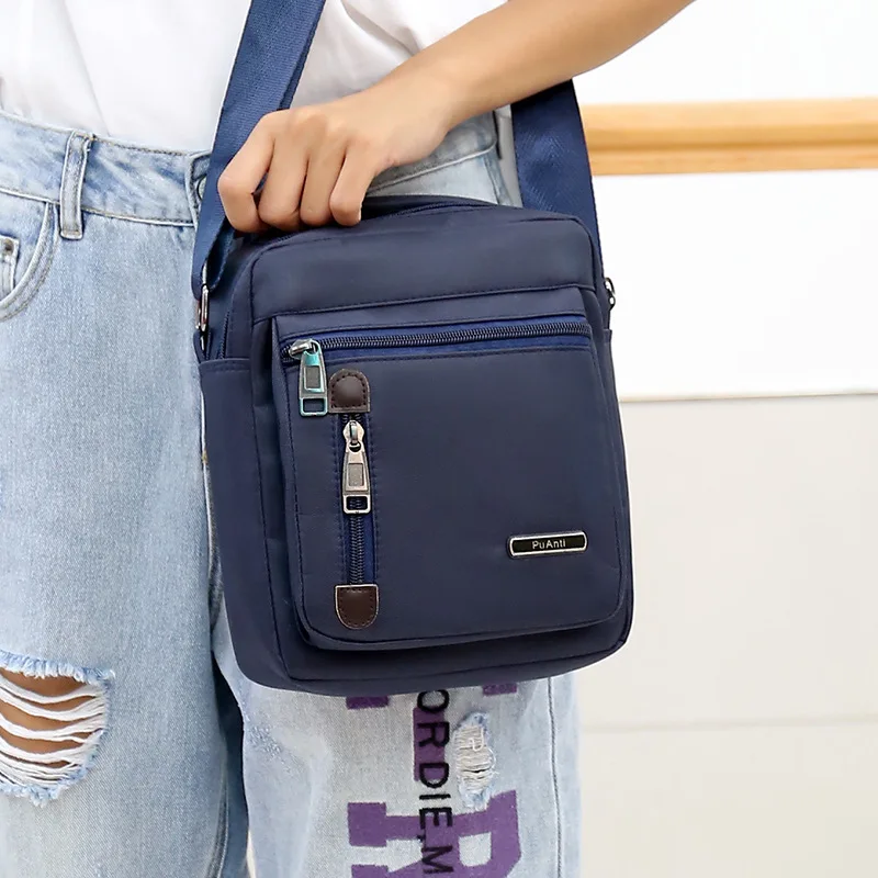 

2019 New Style Men Shoulder Bag Women's Large Capacity Outdoor Travel Oxford Cloth Backpack Versatile Waterproof Bag