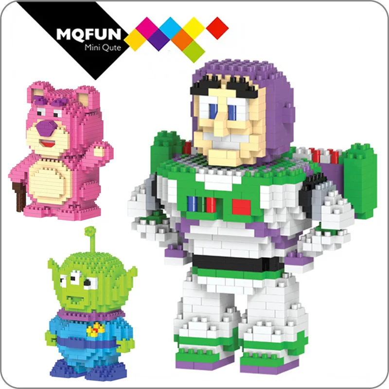 HC Toys Story 4 Buzz Lightyear Alien Bear Американский мультфильм фигурки героев кино строительство Сборка блоков Модель развивающая игрушка