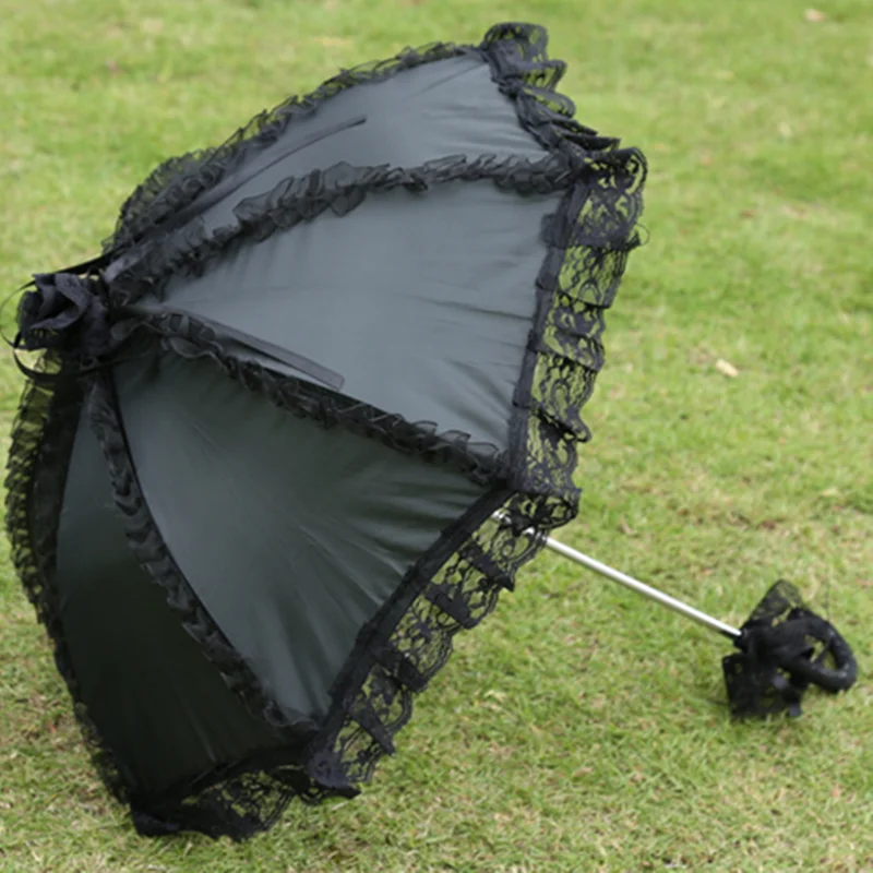 Фотографический реквизит зонтик романтический свадебный открытый кружевной зонтик Детский реквизит танец зонтик длинная ручка зонтик