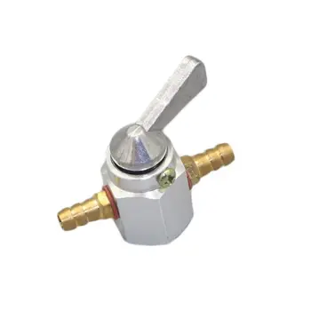 

Motorbike Gas Petrol Fuel Tap Motorcycle In-Line Petrol On-Off 6 Color 6mm