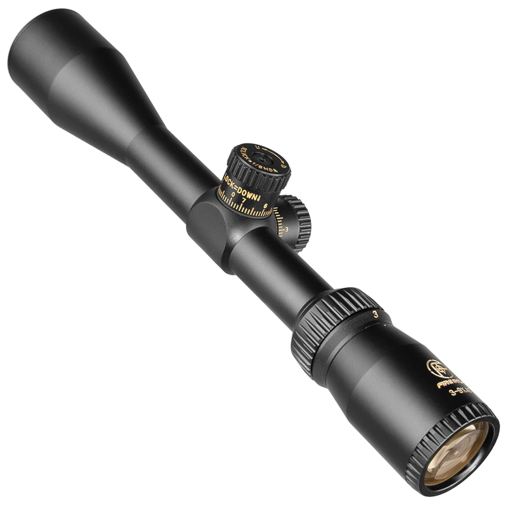 FIRE WOLF VT3-9X40 тактический прицел оптический прицел Mil точечный прицел с подсветкой ретикальный прицел для охотничьего сезона прицел золотой