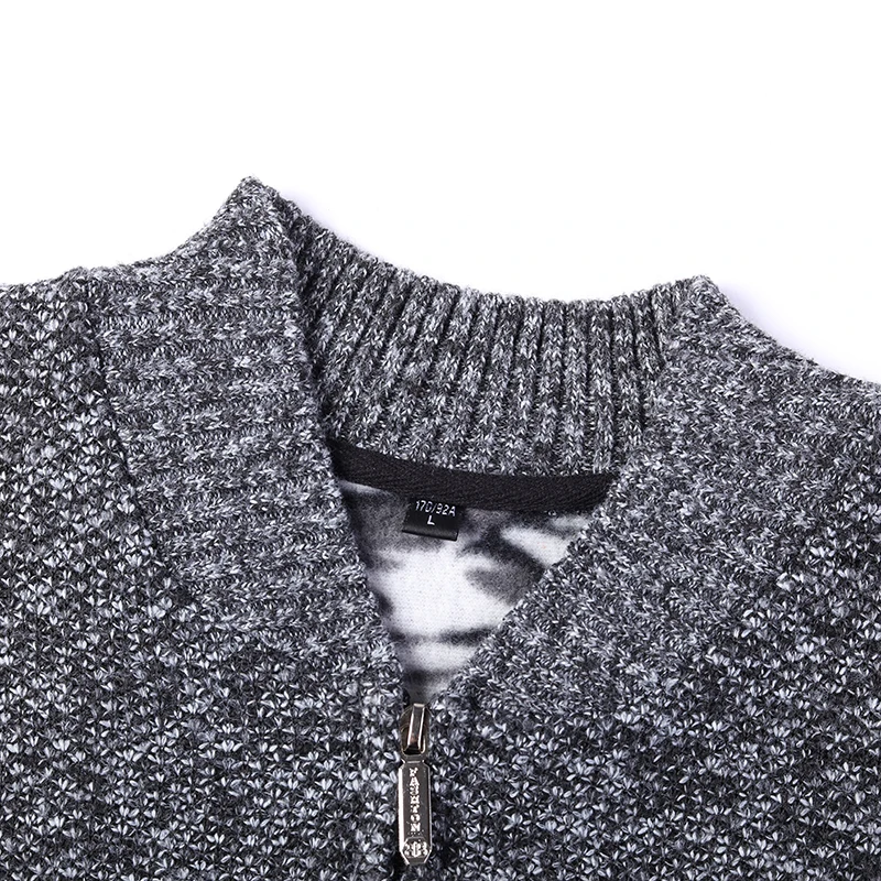 Полосатый толстый теплый зимний полосатый вязаный кардиган свитер Мужская одежда Джерси мужские вязаные свитера пальто Мужская мода 9310