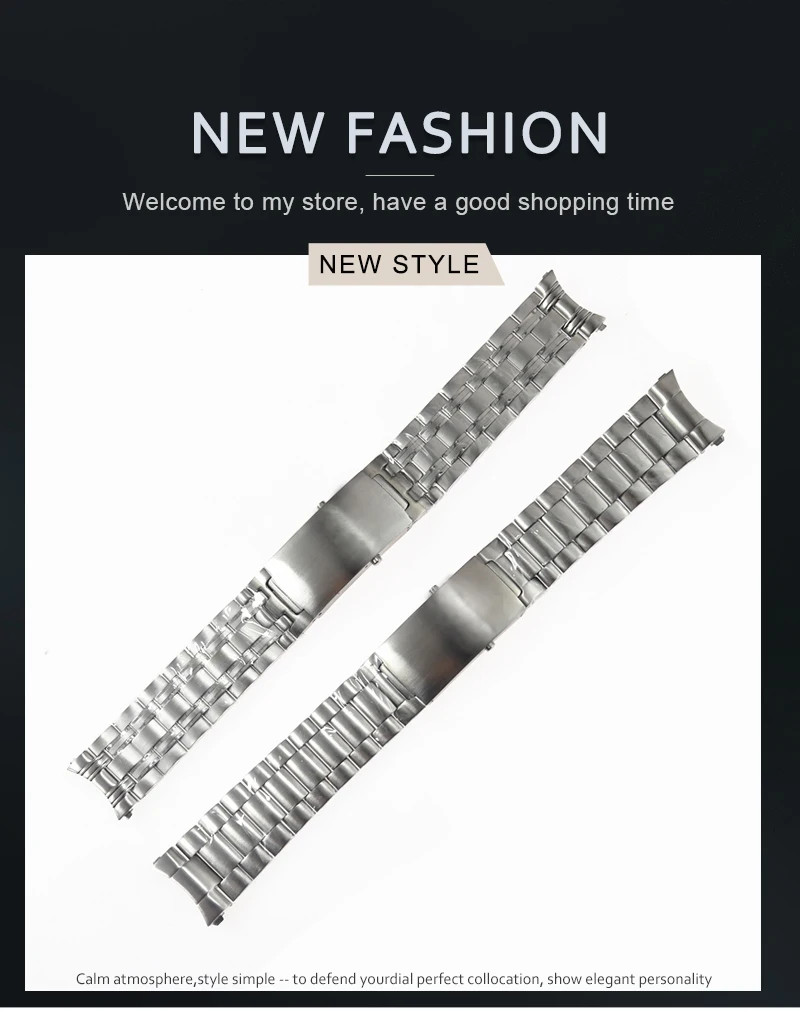 pulseira de aço inoxidável para ômeg 007,
