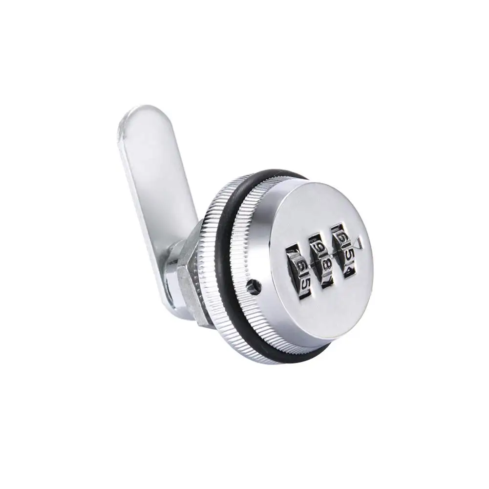 

3 Digital Code Combination Cabinet Lock Zinc Alloy Password Locks Home Security Cam Lock For Mailbox Cabinet Locker Drawers