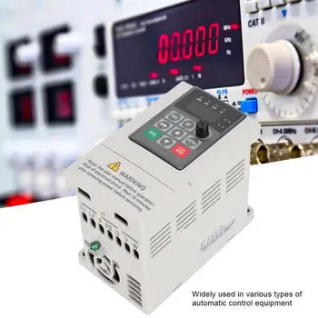 

AC 110V 0.75KW 7A Single Phase Input 3 Phase Output VFD Frequency Inverter Converter Step Up Converter