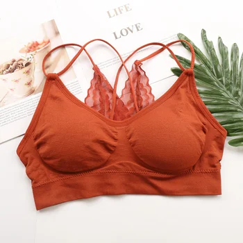 

Seamless Push Up Solid Color Padded Underwear Sexy Women Wire Free Bralette Beauty Backless Bras
