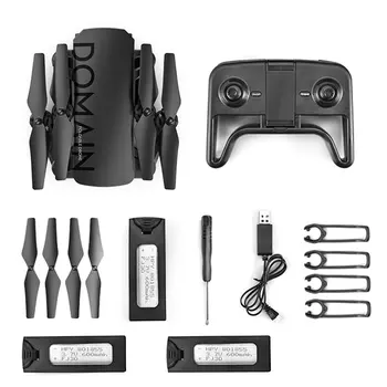 

R7 RC Folding Drone 720P Wide-angle HD Camera RC Helicopter Headless Mode WIFI Camera RC Aircraft w/ 3 * Batteries