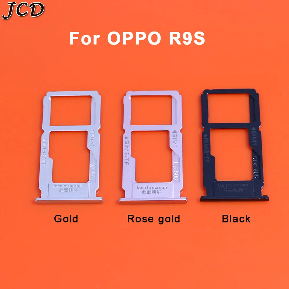 JCD слот для sim-карты держатель носитель контейнер Запчасти для oppo R9 R9plus R9S R9S plus R9SK