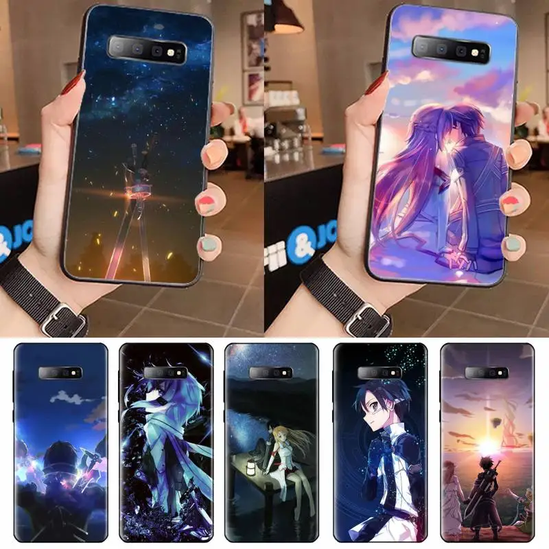 Анимэ Sword Art Online (SAO) чехол для телефона Samsung Galaxy S5 S6 S7 S8 S9 S10 S10e S20 edge рlus lite | Мобильные