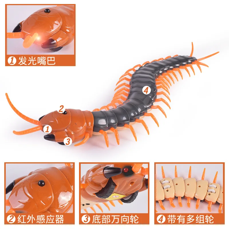 Tricky Remote Control Electric Insect Scorpion Flies Cockroaches Insect Mantis Mouse Centipede Emulation Children's Toys 5