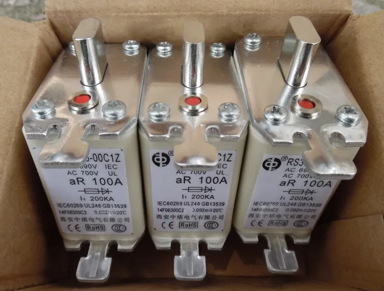 Предохранители: RS306-00C1Z 100A AC690V/RS306-00-C1Z 125A AC690V/RS306-00-C 1Z-K AC690V 100A aR