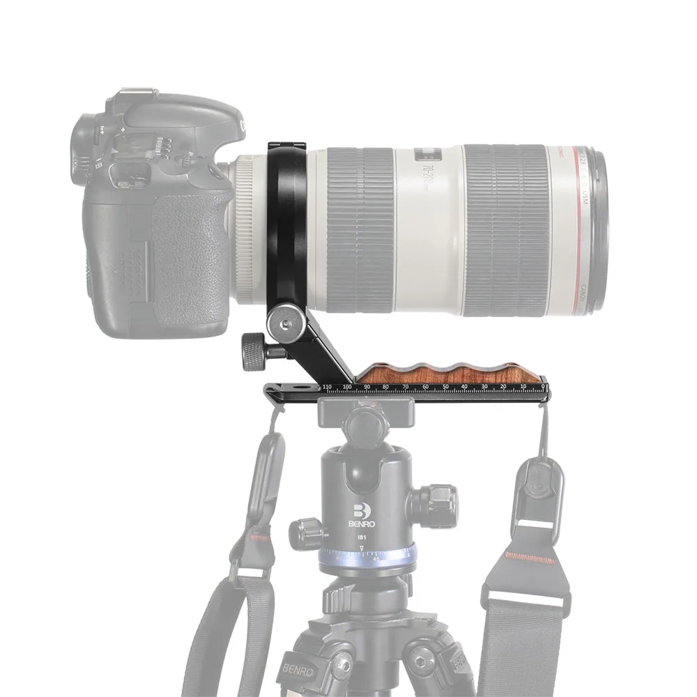 Кольцо для крепления штатива SmallRig для объектива Canon 70-200 мм кольцевой держатель со встроенной пластиной Arca/деревянная ручка-2361