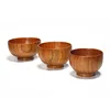 Japanese Style Wooden Bowl Natural Wood Bowl Tableware for Fruit Salad Noodle Rice Soup Kitchen Utensil Dishes 7 Sizes 5