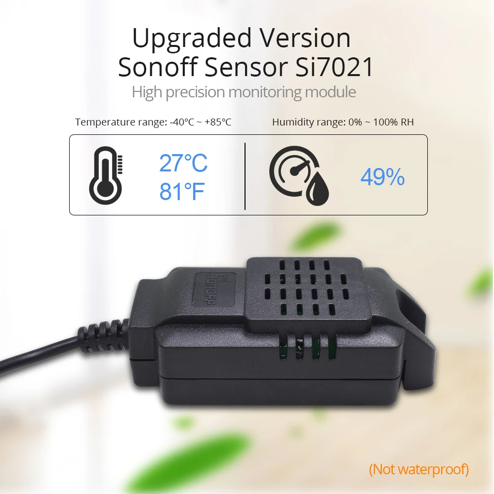 sonoff sensor si7021 temperature and humidity