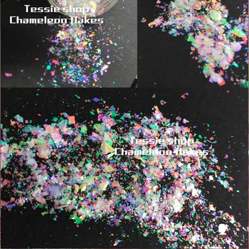 

Hot sale opal chameleon pigment eyeshadow Rainbow eyeshadow pigment Multi-flakes UNICORN flakes holographic pigment