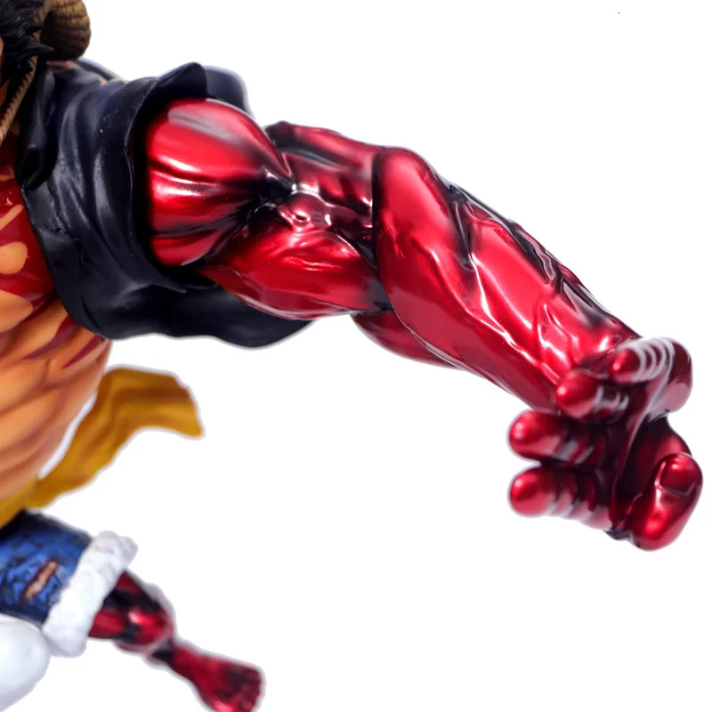 Banpresto one piece Обезьяна D. Luffy gear 4 Kong пистолет ПВХ Фигурки Коллекционная модель игрушки Супер Большой Луффи 39 см