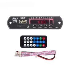MP3 WMA 5V 12V Decoder Board Car Kit MP3 Player Music USB FM Radio TF USB 3.5 Mm AUX Audio MP3 Module For Car accessories DIY