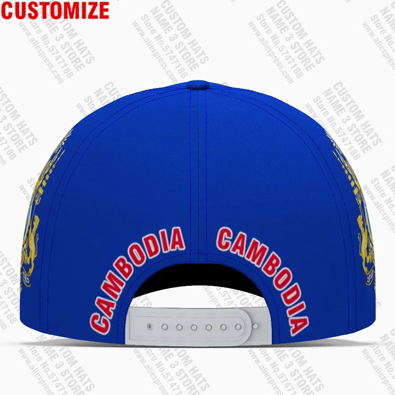 Cambodia Baseball Caps Free Custom Name Number Team Logo Kh Hats Khm  Country Travel Khmer Cambodian Kingdom Nation Flag Headgear - AliExpress