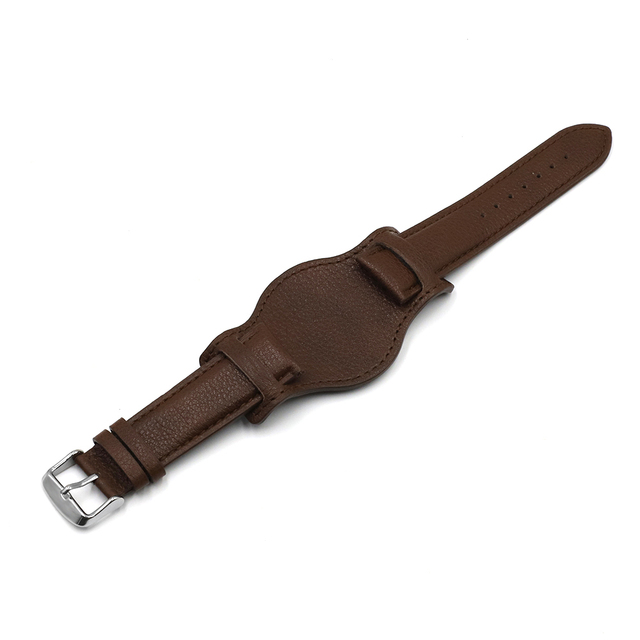 Leather Watchband 18mm 20mm 22mm Replacement Soft Watch Strap Black Brown Coffee Men Wrist Bracelets Sport Watchband