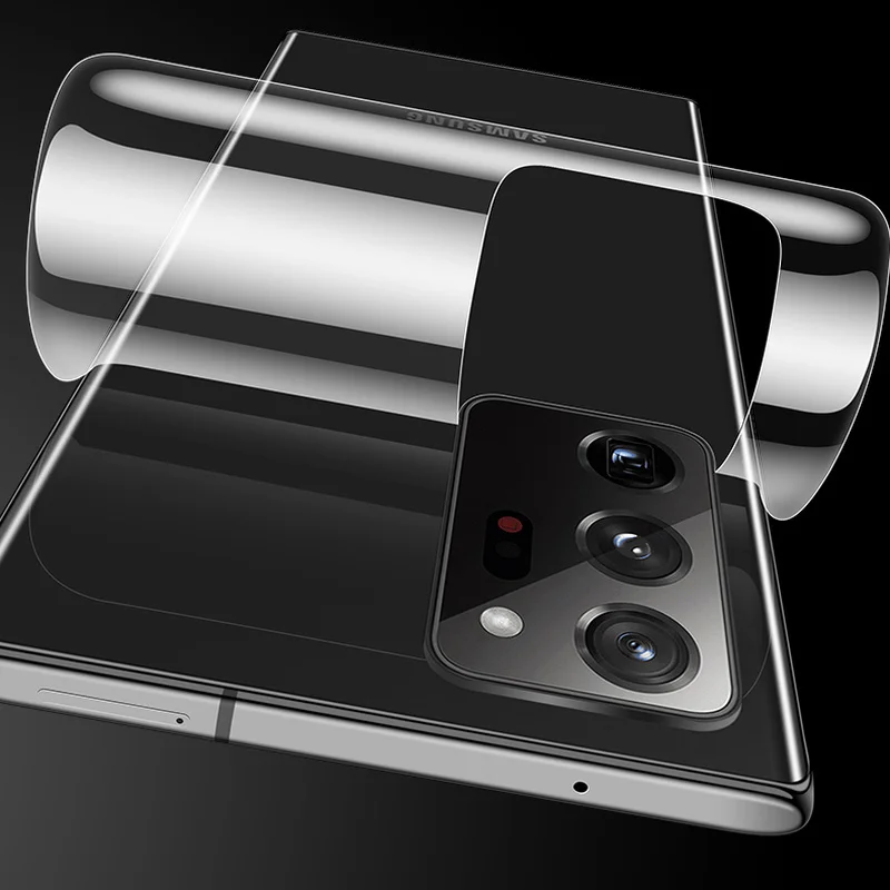 3 In 1 for Samsung Galaxy Note 20 Ultra/ S20 Plus Soft Hydrogel Film Camera Lens Glass Screen Protector for Samsung Note 20 Case