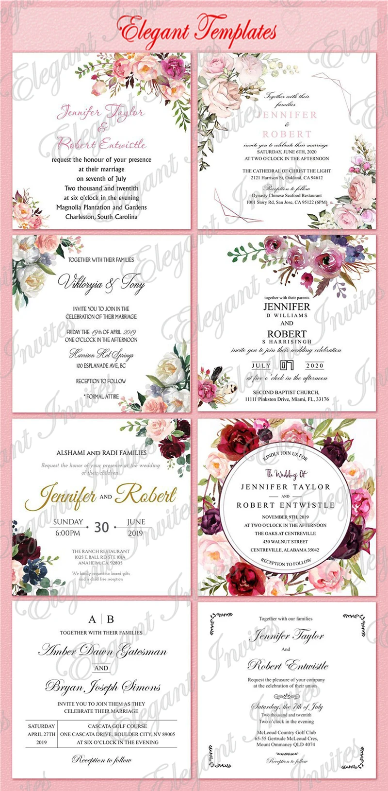 Высокое качество свадебные пригласительные открытки 150*150 мм бумага цвета слоновой кости приглашение 30+ цветов на ваш выбор индивидуальное приглашение
