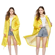 Новейший Длинный плащ-дождевик для женщин, мужчин и женщин, дышащий Женский дождевик, переносные водоотталкивающие дождевики, куртка
