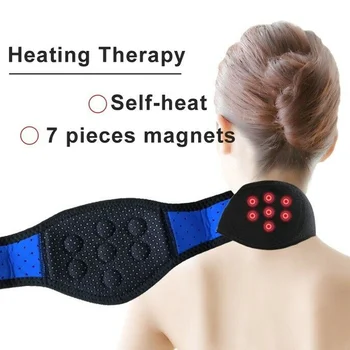 

Hot sale Neck Brace Magnetic Therapy Cervical Vertebra Self Heating Neck Support Strap