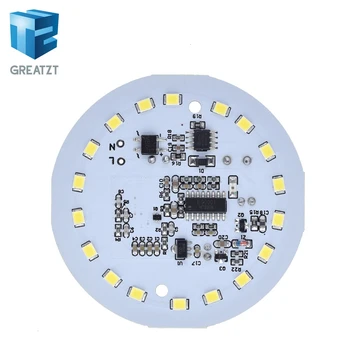

GREATZT Microwave Radar Sensor Module AC 220V 12W White LED Lamp Intelligent Control for Aisle Corridor