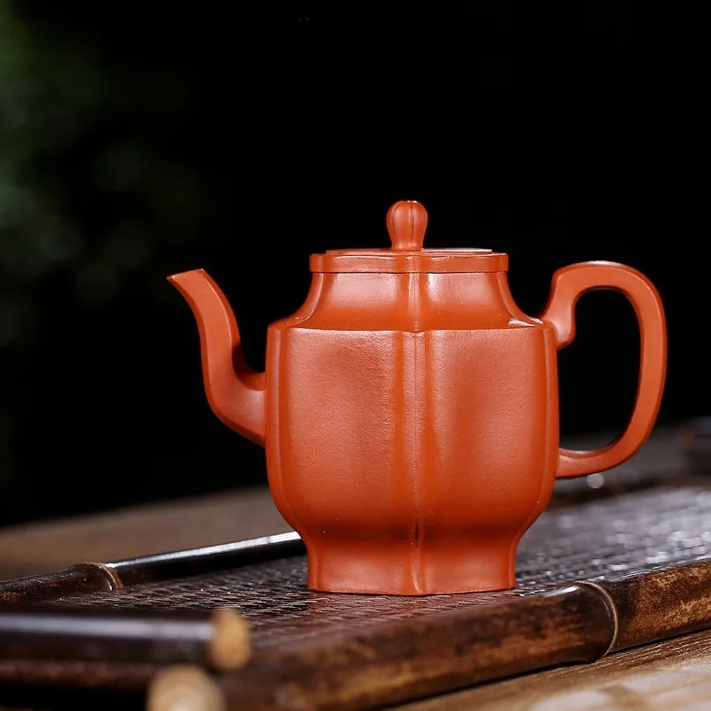 

yixing masters are recommended all hand six-party palace DengHu undressed ore zhu mud sketch kung fu tea set on sale