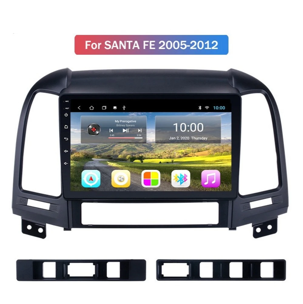Автомобильный радиоплеер для HYUNDAI SANTA FE 2005-2012 автомобильный GPS-навигатор на
