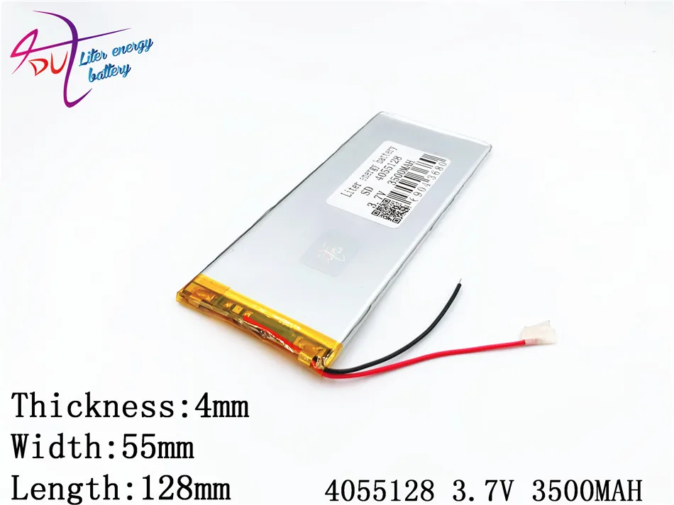 Литиевая батарея 3,7 V 3500MAH 4055128 tablet brand для планшета, универсальное Цифровое зарядное устройство