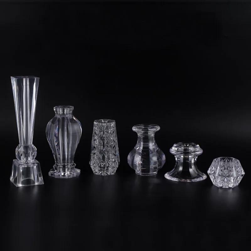 

4 Piece Acrylic Crystal cabinet Glass Tea TV Cabinet Feet Coffee Table Support Legs Furniture feet