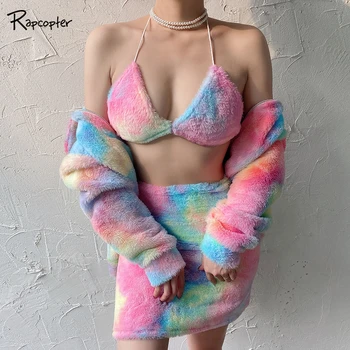 

Rapcopter Warm Fashion Print Patchwork Women Coat 2019 Winter Casual Korean Style Jacket Zip-up in Front Plus Size Hoody Jackets