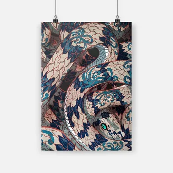 

snake seraphim canvas painting decor wall art pictures bedroom study home living room decoration prints poster