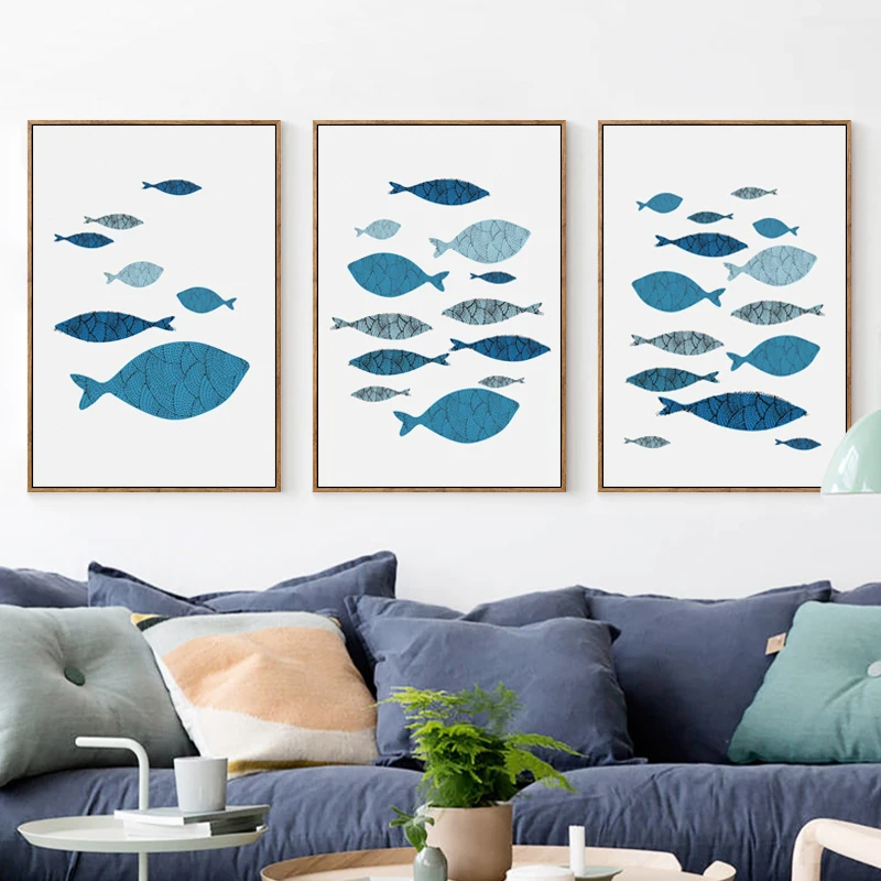 Elegant-Poetry-Mediterranean-Style-Marine-Fish-A4-Canvas-Painting-Art-Print-Poster-Picture-Wall-Home-Decor (4)