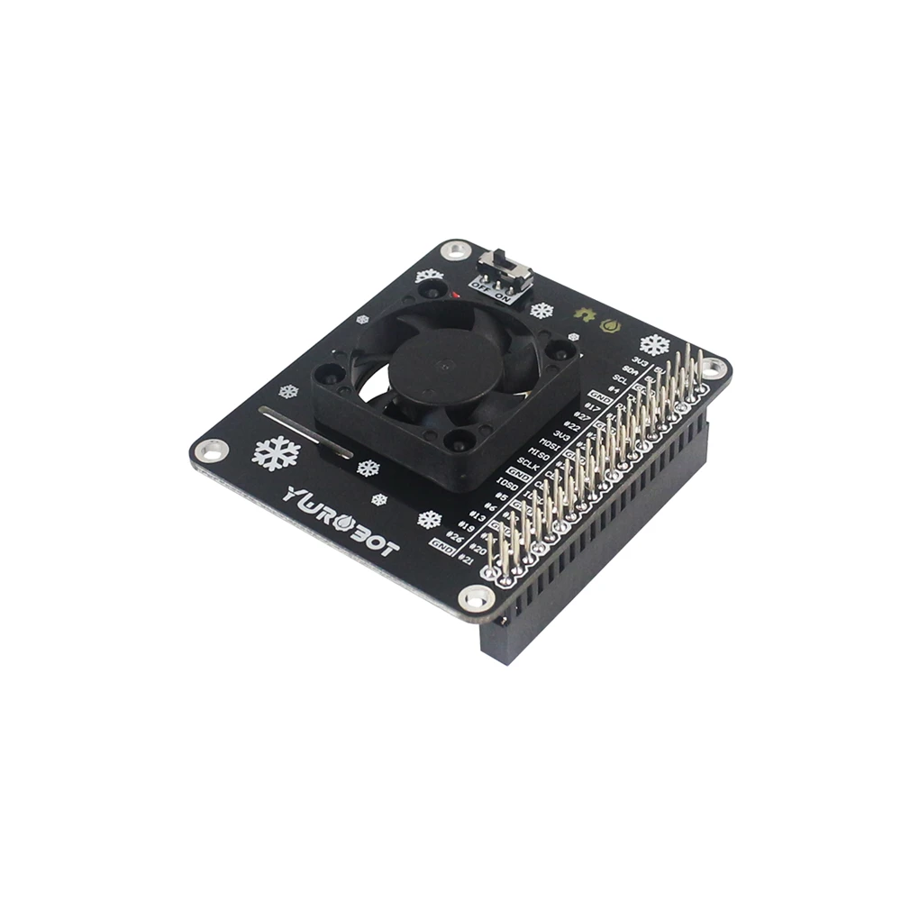 

For Raspberry Pi 4 Cooling Fan GPIO Expansion Board with Cool LED Light GPIO Extenison Module for Raspberry Pi 4B/3B+/3B/3A+