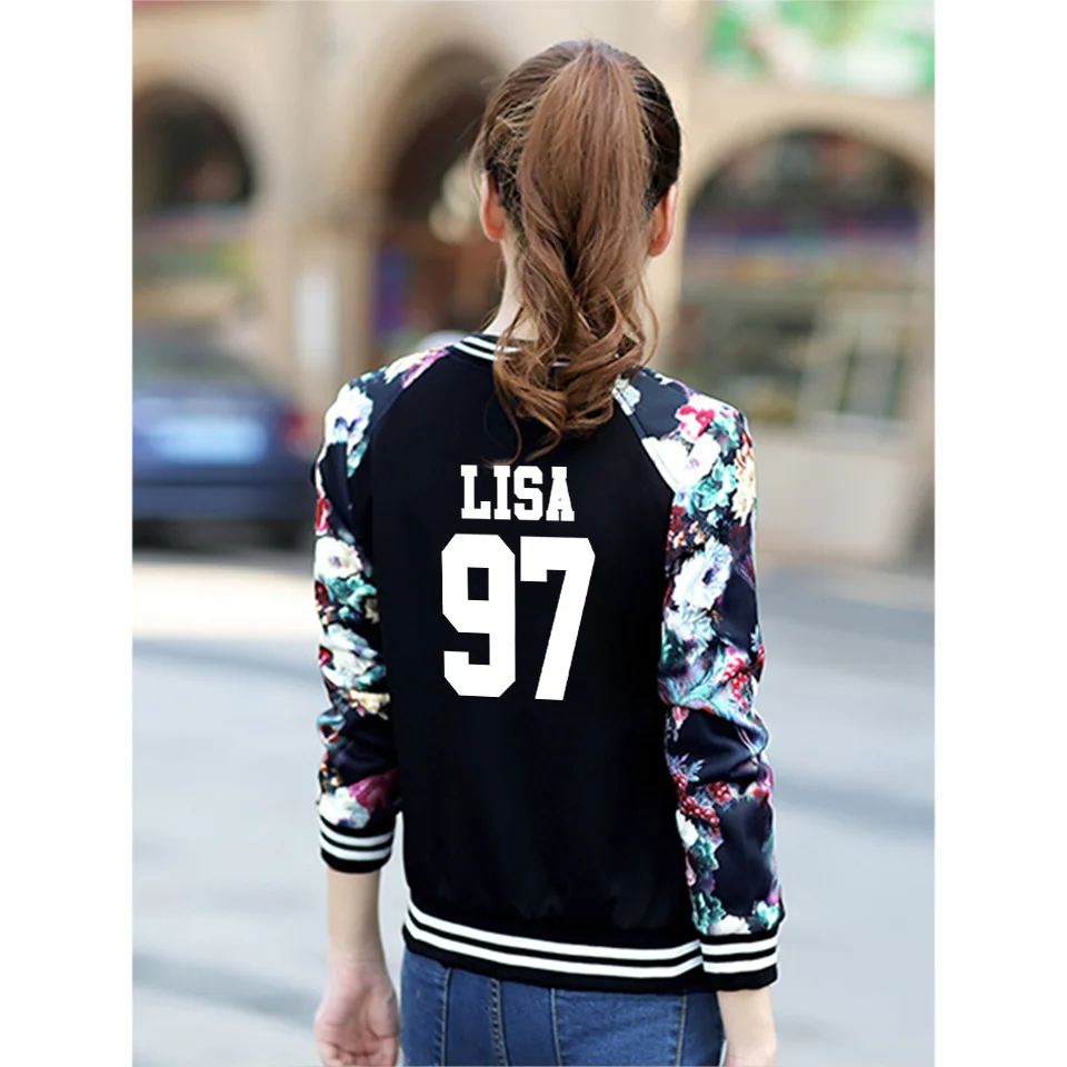 Новая бейсбольная куртка BlackPink KPOP Blackpink, бейсбольная куртка LISA JENNIE JISOO, одежда для фанатов с буквенным принтом, пальто