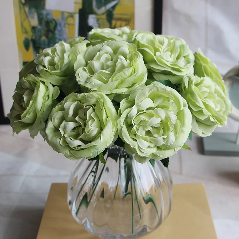Rtificial роза цветок DIY вечерние украшения винтажная Шелковая Роза украшение для свадьбы линия поддельные цветы праздничные принадлежности, домашний декор букет