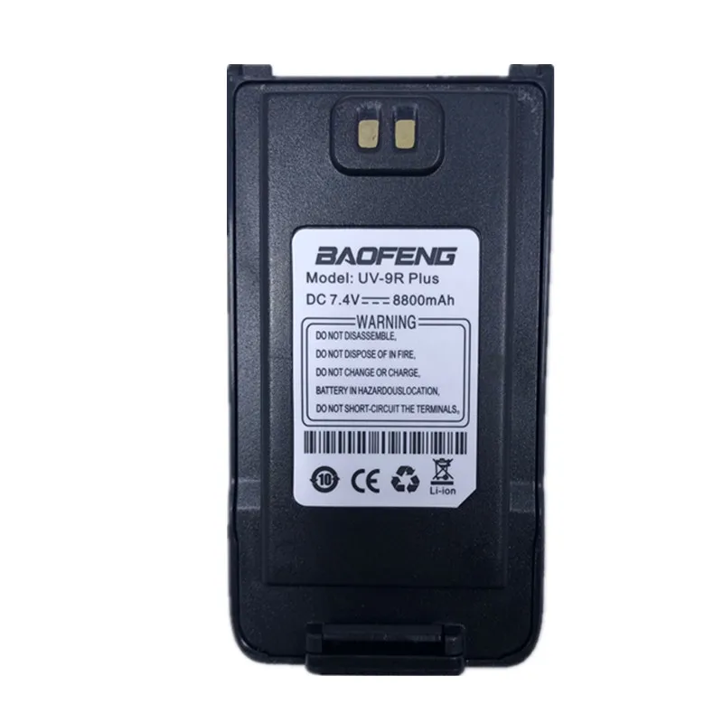 Baofeng UV-9R Plus Li-ion Battery for Waterproof UV9R Walkie Talkie UV 9R Pro Handheld Ham Two Way Radio | Мобильные телефоны и