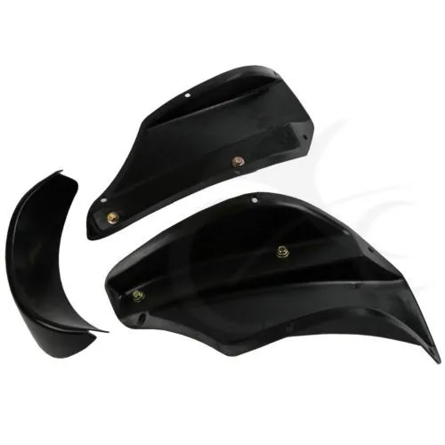 Tcmt окрашены яркие Черная передняя внешний Batwing обтекателя Для Yamaha V Star 650 1100 Классический Harley велосипед дорожный, King Dyna FLHT FLHX