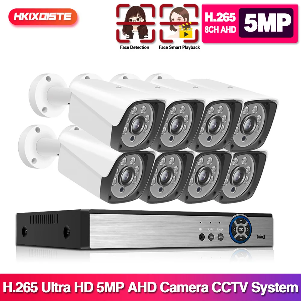 PROD 1005003334967748 H.265 5MP 8CH DVR Kit Home CCTV Security Alarm
System Outdoor Waterproof Face Detection AHD Camera Video Surveillance
System Kit PROD 1005003334967748 H.265 5MP 8CH DVR Kit Home CCTV Security Alarm
System Outdoor Waterproof Face Detection AHD Camera Video Surveillance
System Kit