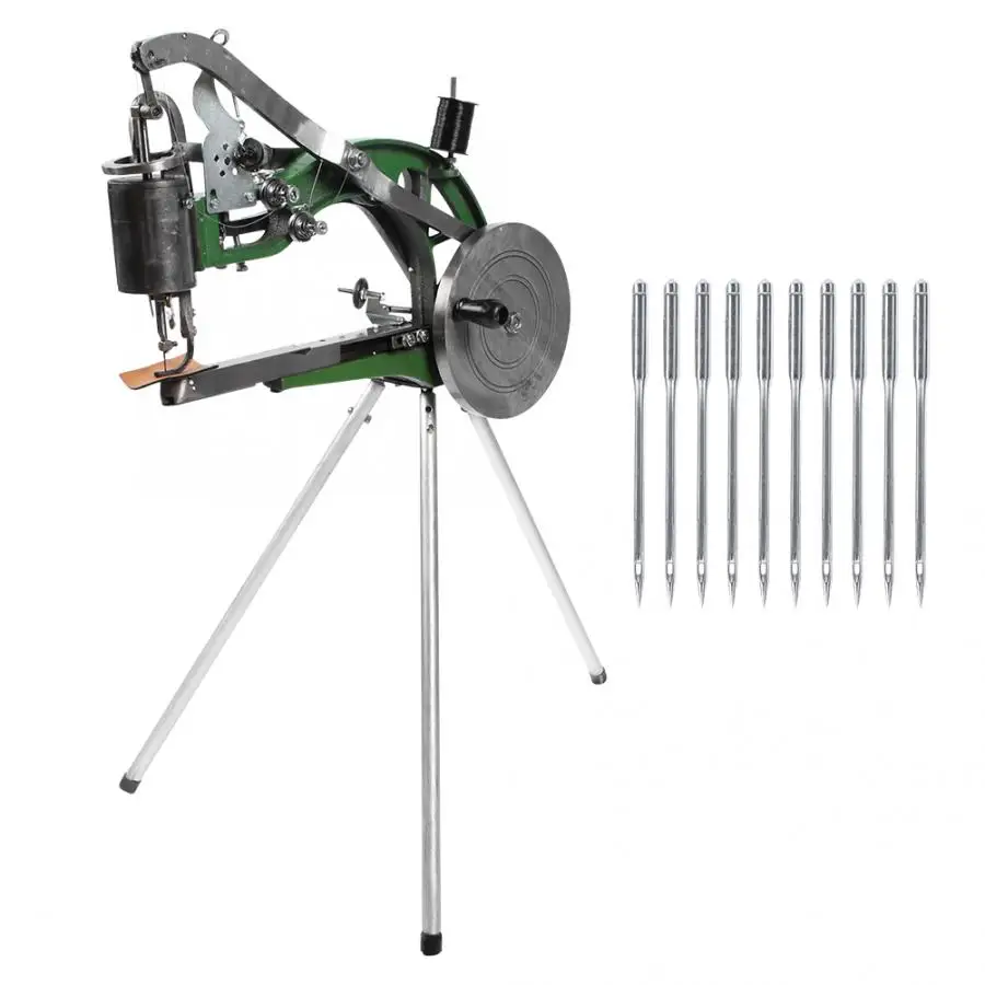 

High quality Hand Type Semiautomatic Shoe Sewing Machine Cobbler Manual Metal Nylon/Cotton Line Shoe Repair Sewing Machine