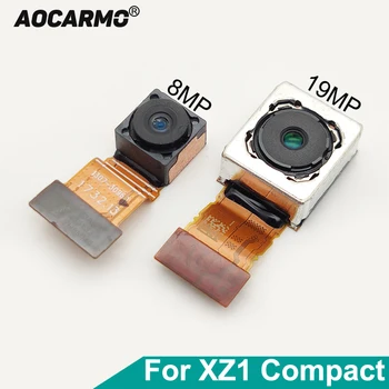 Aocarmo Per Sony Xperia XZ1 Compact XZ1c G8441 G8442 SO-02K Frontale Viso Posteriore Principale Modulo Fotocamera Posteriore Cavo Della Flessione