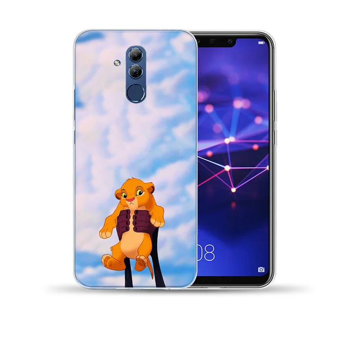 Король Лев Мягкий Силиконовый ТПУ чехол для телефона чехол для huawei mate 10 20 30 Lite Pro Honor 9 10 Lite NOVA 3 3I 4 - Цвет: 1